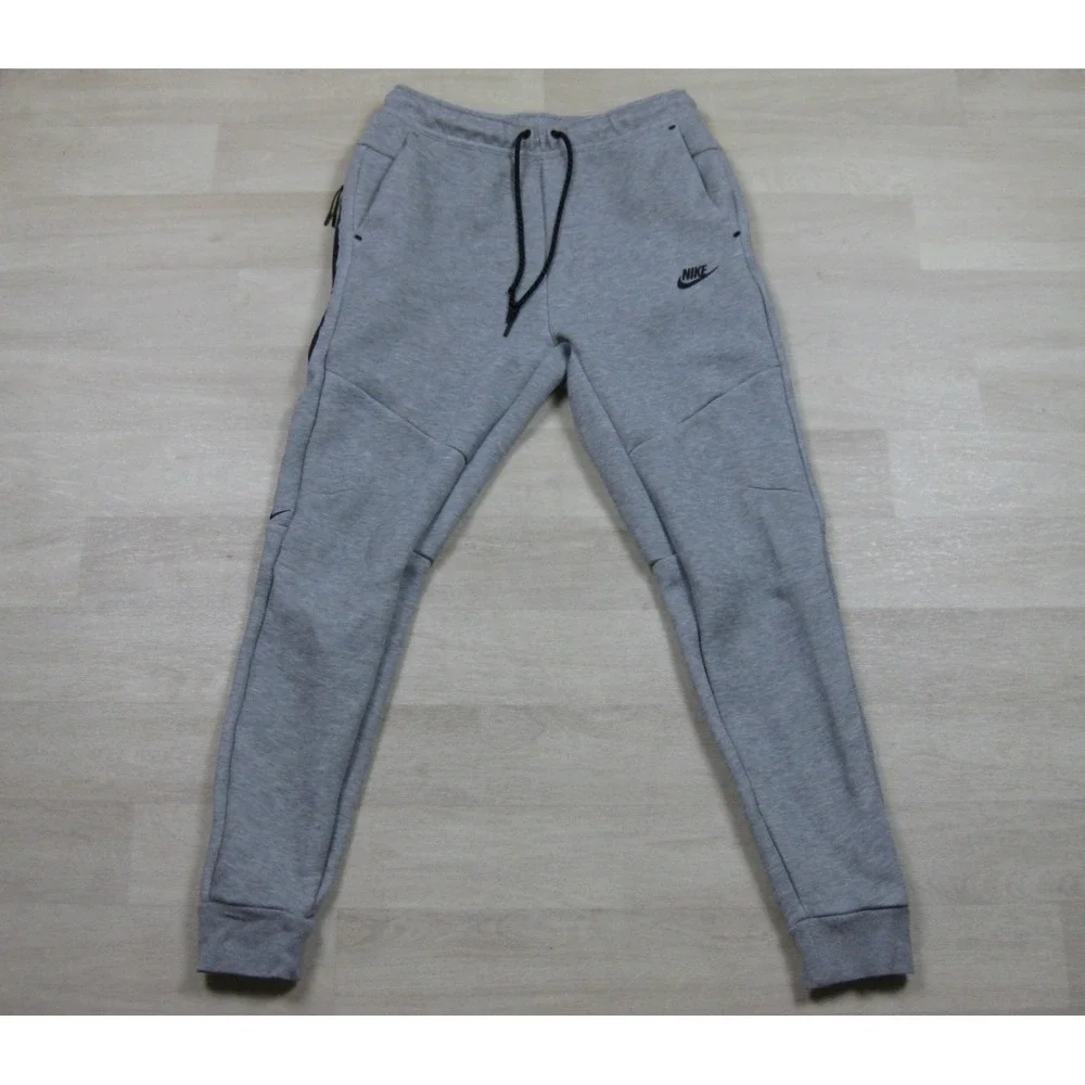 Nike Tech Fleece Joggers Men's (M) Gray Sweatpants Tapered Athletic HV0959-063